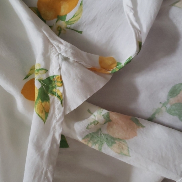 Jane and Delancey Lemon Print Button Down Shirt - Picture 7 of 8
